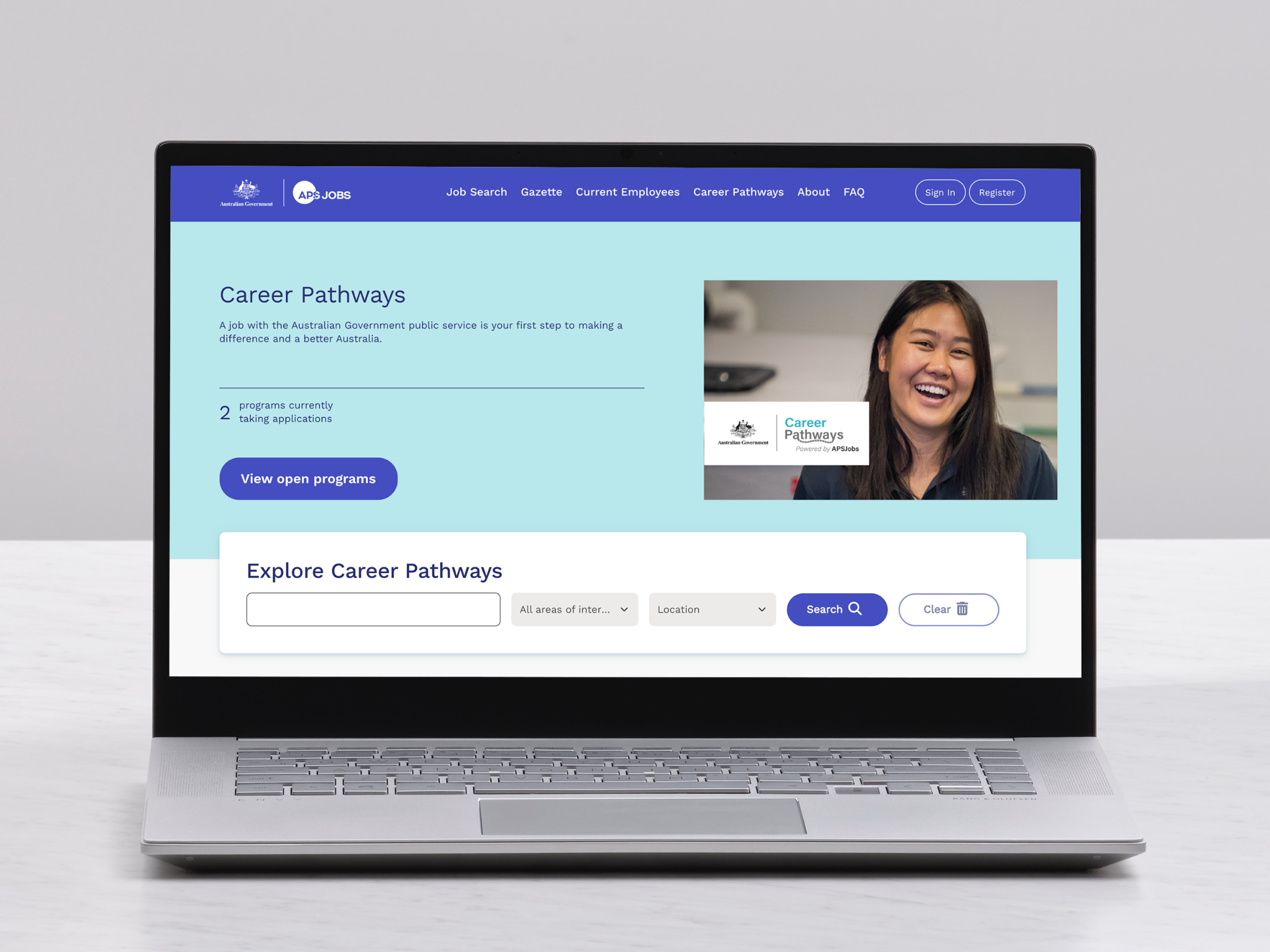 Image card for Helping Australians navigate career pathways in government