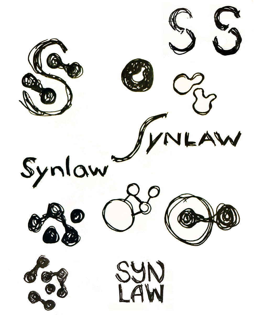 A quote graphic on the Synlaw brand blue background